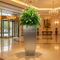 Pot Bunga & Planter Dekorasi Modern Komersial / Pot Tanaman Indoor Vas Lantai untuk Dekorasi Ruang Tamu