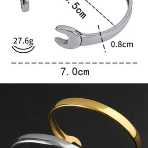 Joyería Personalizada, Nuevo Arribo, Pulseras de Acero Inoxidable Pulido, Brazaletes Hechos a Medida, Fabricante, Venta al Por Mayor - Product Image 2