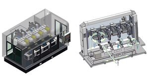 Lucidatrice CNC automatica a quattro assi completamente efficiente per la superficie dell'hardware in lega di metallo - Product Image 5