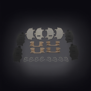 Kit de matériel - Plaquettes de frein à disque avant pour Nissan NAVARA D40 2005-2015 OE 41080-EA026 41080EA026 - Product Image 3