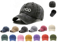 Gorra de Béisbol de Lujo Personalizable al por Mayor, 100% Algodón, Estilo Vintage, Unisex, Impermeable, con Logotipo Bordado