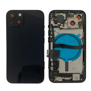 Coque de protection pour <span class=keywords><strong>iPhone</strong></span> X/XR/XS/XSMax/11/12/13/14/15/16 Mini Plus Pro Max avec emplacement SIM, avec matériau et cadre central - Product Image 2