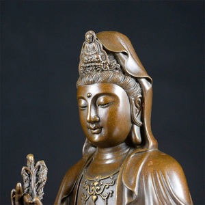Statue de Bouddha Guanyin, déesse de la miséricorde et de la compassion, en bronze de Nanshan, Bouddha Amitabha, Bodhisattva - Product Image 2