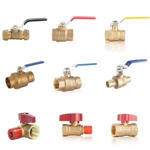 BMAG CSA Sertifikalı 1/4'' - 4'' Dövme Dişli Tüm Boyutlarda Kurşunsuz Pirinç Gaz Su Küresel Vana - Product Image 1