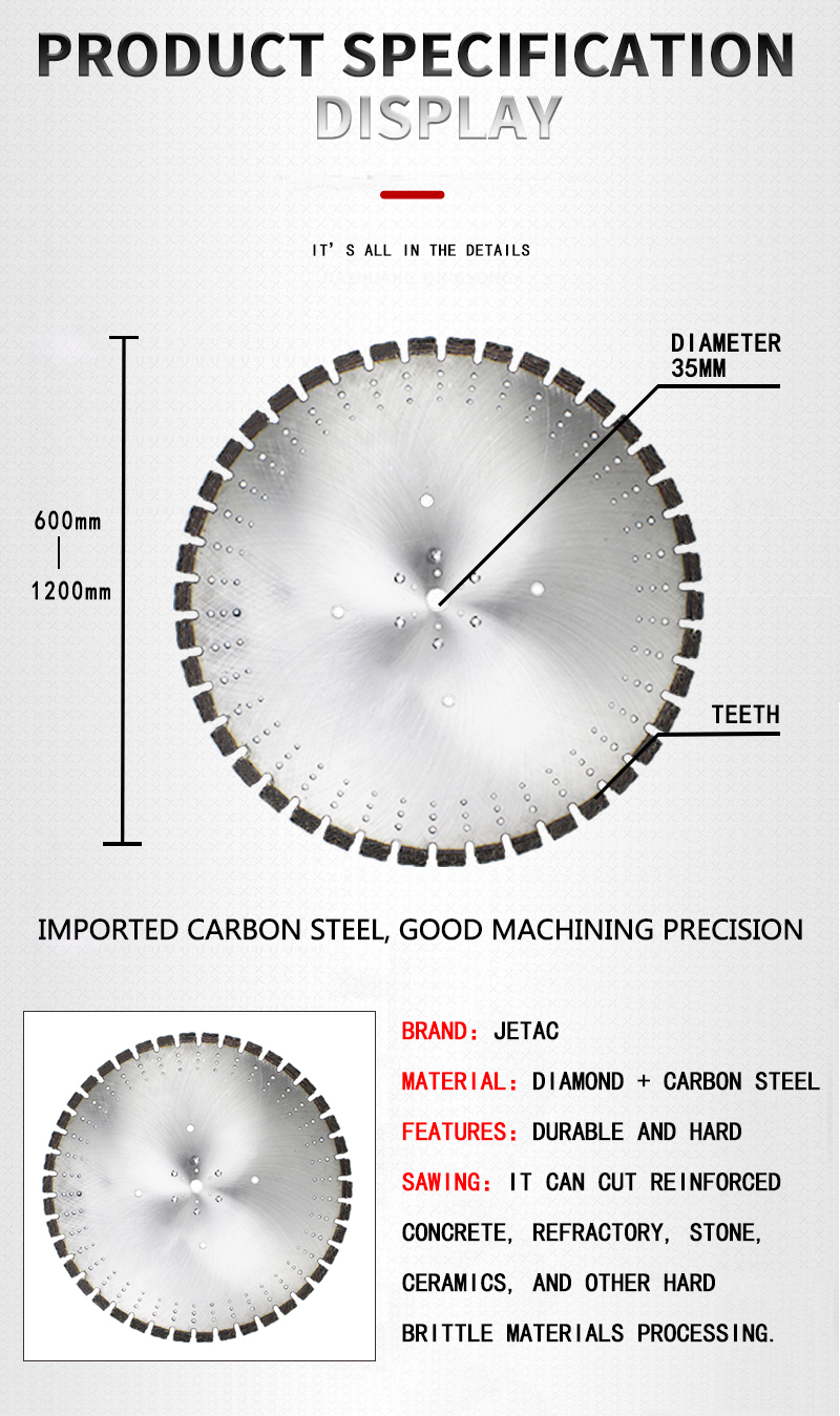 Manufacturer Professional 16INCH Sintered Stone Blade Cutting Tools Spare Parts Marble Granite Steel Sharp Diamond Saw Blade