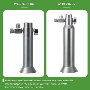 Cilindro de <span class=keywords><strong>CO2</strong></span> Descartável ZRDR 16g com Válvula de Metro Único, Mini Cilindro de Liga de Alumínio Durável 1L para Aquário/Tanque de Peixes - Product Image 6