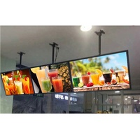 IRTECH Fastfood Café Restaurant Beliebte 32 40 43 50 55 Zoll Elektronische Smart TV Digitale Menü-Anzeige