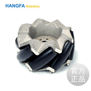 Proveedor de rueda Mecanum de servicio pesado omnidireccional <span class=keywords><strong>AGV</strong></span> de 156,5mm 6" - Product Image 5