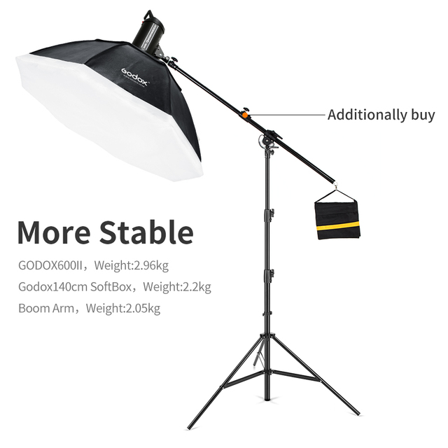Improved 2.8 Meter / 9 ft Heavy Duty Impact Air Cushioned Video Studio Light Stand,Telescopic Support in the Middle,More Stable