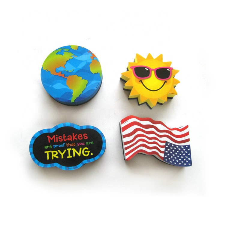 Китайский завод, Прямая поставка, пользовательский Магнитный ластик для белой доски