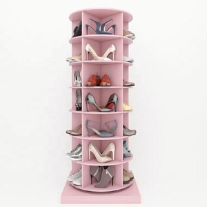 Large Capacity 360 Rotating <b>Shoe</b> Rack Tower 7 Tier Degree Rotating <b>Cabinet</b> <b>Shoe</b> Racks - Product Image 6