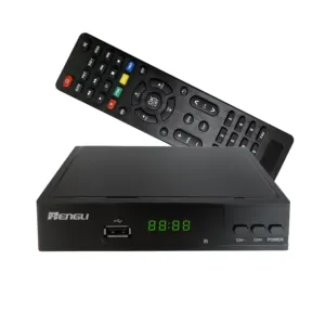 HENGLI dvb-s2 Sat TV Set Top Box TV Digital DVB-S2X Para Receptor De TV Por Satélite Brasileiro