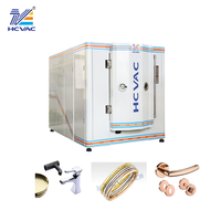 Machine de dépôt par pulvérisation sous vide PVD pour moteur contrôlé par PLC, traitement de surface décoratif en or pour quincaillerie métallique