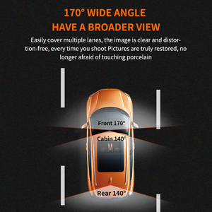 2024 Full HD Dash Video Recorder 10 \ "3 Cam WiFi App Control Espejo retrovisor para automóvil con lente dual IPS DVR - Product Image 4