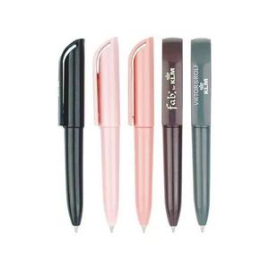 Stylo à bille en plastique bon marché personnalisé, facile à emporter, mini stylo à bille avec impression de logo - Product Image 1