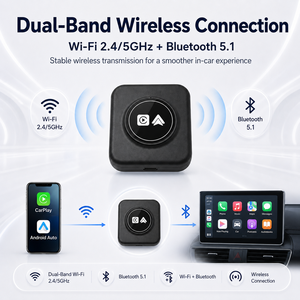 Adaptador Inalámbrico CarPlay CarbitLink para CarPlay Inalámbrico y Android Auto, Dispositivo Bluetooth 5.1 Wi-Fi 6 para Automóvil - Product Image 6