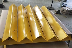 Viga Anticollisión Metálica en Forma de L para Almacén, Dispositivo de Protección de Barandilla de Seguridad de Acero, Poste de Barandilla de Seguridad Industrial - Product Image 5