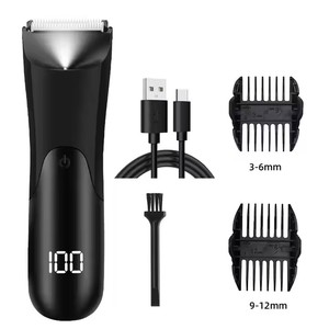 Afeitadora eléctrica para el cuerpo, <span class=keywords><strong>recortadora</strong></span> de <span class=keywords><strong>vello</strong></span> de piernas púbicas para hombres y mujeres, cuchillo de depilación para mujeres, dispositivo de afeitado para cara y cuerpo - Product Image 1