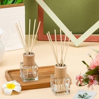 Diffuseur de parfum d'ambiance en verre haut de gamme grande capacité pour huiles essentielles, ensemble de diffuseurs à bâtonnets 200ml 500ml, coffret cadeau