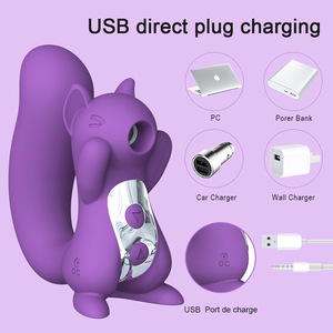 TT FOREST 10-Snelheden Dubbel-Gebruik Zuigende <span class=keywords><strong>Sex</strong></span> Stimulator G-spot Vibrators Clitorale Zuigende Vibrator Eekhoorn Vibrator <span class=keywords><strong>Sex</strong></span> Toy voor Vrouwen - Product Image 2