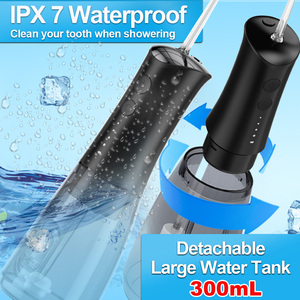 2025 nuevo portátil 300ML negro <span class=keywords><strong>Dental</strong></span> agua hilo <span class=keywords><strong>dental</strong></span> eléctrico inalámbrico para <span class=keywords><strong>irrigador</strong></span> Oral Pick limpiador de dientes <span class=keywords><strong>mejor</strong></span> limpieza de dientes - Product Image 4