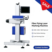 Huike Promotion : Marqueur Laser Fibre Optique Haute Vitesse 20W 30W 50W pour Marquage de Logos Métalliques et Codes QR sur Ligne d'Assemblage