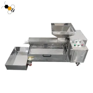 Honey wax processing machine screw press honey separator capping extruder