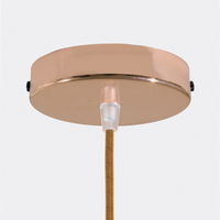 Fabricant OEM, moulage à un trou, Chrome Antique laiton métal or Vintage plafonnier Rose, Bases de support de lampe à suspension
