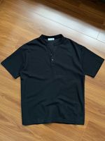 Polo à col en V slim style Old Money avec logo personnalisé |   Nouveau T-shirt Unisexe Décontracté et Uni pour le Quotidien Printemps-Été 2026