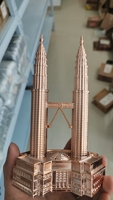 SE7ART malaisie réplique architecturale repère modèle à collectionner Petronas tours jumelles en alliage de Zinc Miniature bâtiment décor de bureau