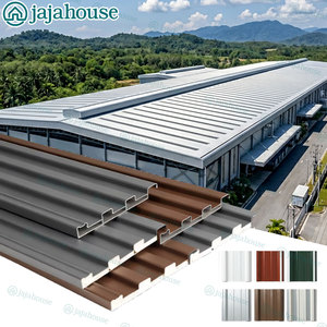 Lámina de Techo de <span class=keywords><strong>Panel</strong></span> Sándwich de Aluminio Personalizada, Diseño de <span class=keywords><strong>Teja</strong></span>, Fácil Instalación para Almacenes Prefabricados - Product Image 2