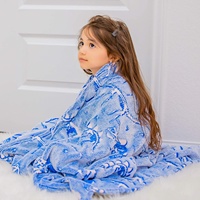 Jeté doux à motif personnalisé, dinosaure, enfants, luminescent dans le noir, polaire 100% polyester, couverture pour la maison quatre saisons