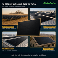 Panneau solaire bifacial de type N 660W, 264 cellules, 2382 x 1134 x 30 mm, avec 1500V et une efficacité de 24,8 % pour l'énergie solaire utilitaire