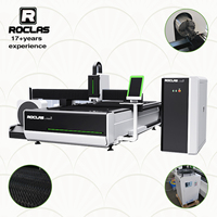 Máquina de Corte Láser de Fibra Automática para Tubos y Láminas, Cortadora CNC de Metal para Corte de Placas de Acero y Tuberías