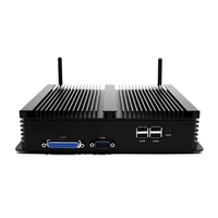 2023 PC Mini Box Industri Baru yang Dapat Disesuaikan, Komputer Ringkas Tanpa Kipas Intel H4-I7-8550U 64GB DDR4 RAM SSD+HDD Garansi 3 Tahun