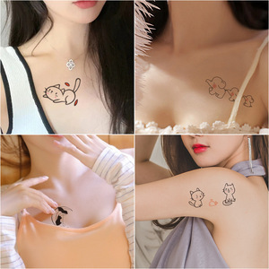 Adesivi per tatuaggio con 2023 nuovi cartoni animati adesivi per il corpo temporaneo di bellezza impermeabili per uomini e donne - Product Image 3