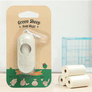 Bolsas Biodegradables para Excremento de Perro, Solubles en Agua, Completamente Degradables, Suministros para Mascotas, Sostenibles, 10 Bolsas/rollo - Product Image 4