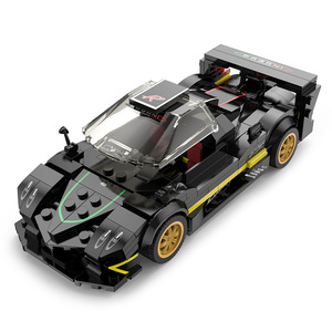 Star Shine Pagani 93900 Voiture de sport en blocs de construction à l'échelle 1:28 Jouet éducatif pour enfants de 8 à 13 ans - Product Image 2