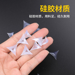 Furniture Felt <b>Pad</b> Dustproof Corner Protector Plastic For <b>Drawer</b> Wardrobe Cabinet Corners - Product Image 3