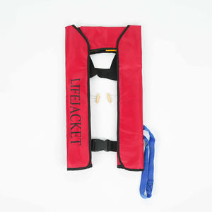 Gilet <span class=keywords><strong>de</strong></span> sauvetage <span class=keywords><strong>gonflable</strong></span> manuel <span class=keywords><strong>automatique</strong></span> certifié ECM 150N 300D Oxford TPU Marine Safety Life PFD pour adultes - Product Image 2