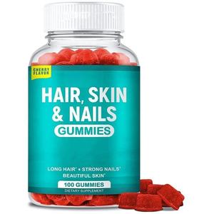 RWC <span class=keywords><strong>Vitamin</strong></span> <span class=keywords><strong>E</strong></span> Gummies con vitamina C y biotina Gummy Candy Hair Skin Nails Gummies - Product Image 1