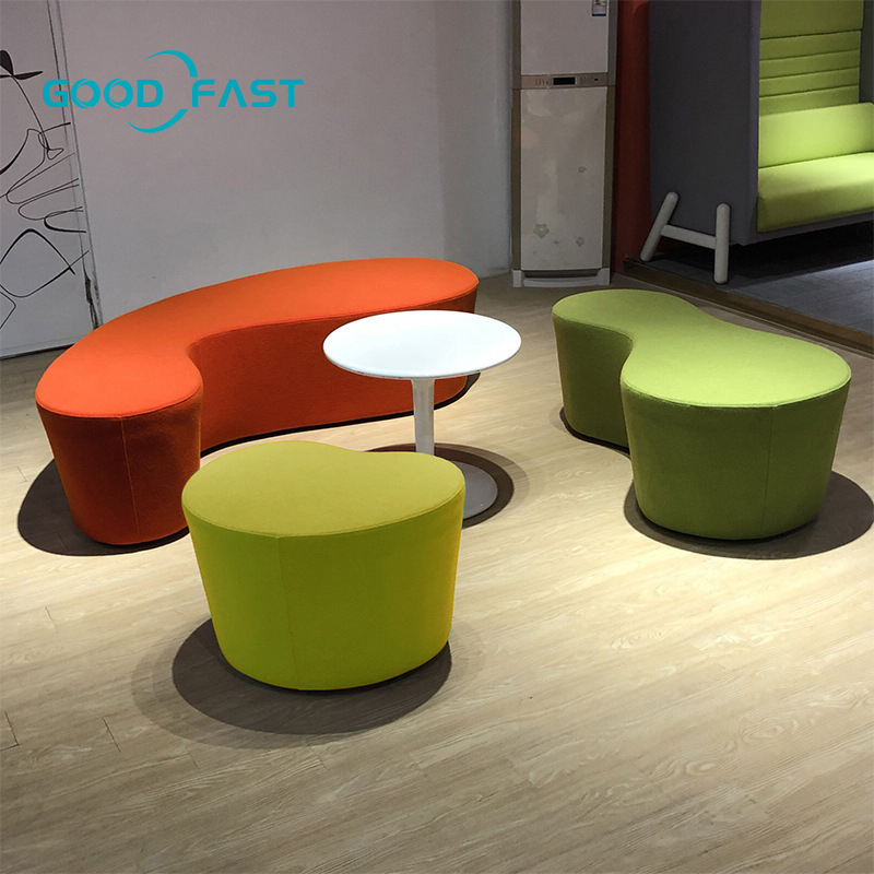 Современная офисная мебель из кожи, роскошный современный модульный диван для гостиной, Офисная секционная мебель для комнаты ожидания