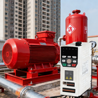 Variateur de fréquence AC industriel personnalisé monophasé/triphasé 0,75-4KW pour pompe à eau, compresseur, moteur de pompe incendie