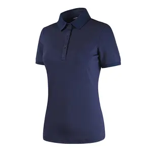 new summer golf ladies T-shirt sports quick-drying sweat-absorbent breathable POLO shirt short sleeve elastic slim Golf Apparel