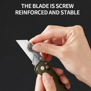 Di alta qualità SK5 lama leggera EDC Box Cutter pieghevole taglierino con Clip tascabile per ufficio di fabbrica - Product Image 5