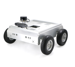 แชสซีหุ่นยนต์ ROS แบบ Ackermann รุ่น R550 ขับเคลื่อน 4 ล้อ แบตเตอรี่ 24V รองรับการสร้างแผนที่ด้วย LiDAR ด้วยเทคโนโลยี SLAM และรองรับ Multi-ROS - Product Image 2