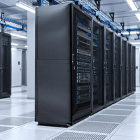 Rak Server 600mm Rak Server 42U 47U Kabinet Data Kapasitas Beban 3000kg Siap Pakai Smart PDU Produsen