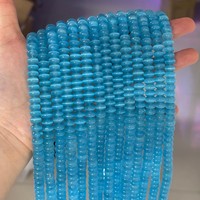 Perles Rondelles Œil de Chat 5*8mm, Perles en Cristal Colorées pour la Fabrication de Colliers et Bijoux DIY