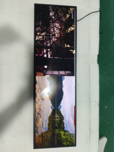 Écran LCD en barre pour intérieur, type 23.1, 29, 35, 37, 37.8 pouces, lecteur multimédia publicitaire commercial, écran LCD étiré Android - Product Image 2