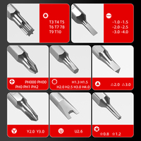 Juego de 21 Herramientas de Reparación Multifunción para Relojes, Laptops y Celulares, con Puntas Magnéticas de Precisión Phillips y Torx CR-V